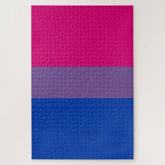 SlipperyJoe's Bisexual Pride Flag Lavendel-pink bl Puzzle (Vertikal)