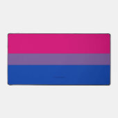 SlipperyJoe's Bisexual Pride Flag Lavendel-pink bl Schreibtischunterlage (Vorderseite)