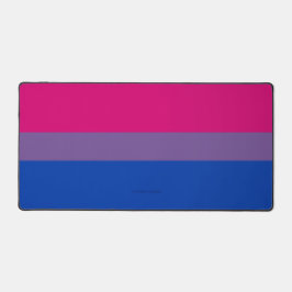 SlipperyJoe's Bisexual Pride Flag Lavendel-pink bl Schreibtischunterlage