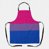 SlipperyJoe's Bisexual Pride Flag Lavendel-pink bl Schürze (Vorderseite)