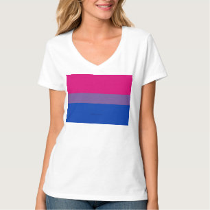 SlipperyJoe's Bisexual Pride Flag Lavendel-pink bl T-Shirt