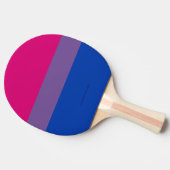 SlipperyJoe's Bisexual Pride Flag Lavendel-pink bl Tischtennis Schläger (Seitenansicht)