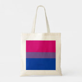 SlipperyJoe's Bisexual Pride Flag Lavendel-pink bl Tragetasche (Rückseite)