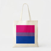 SlipperyJoe's Bisexual Pride Flag Lavendel-pink bl Tragetasche (Vorne)