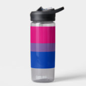 SlipperyJoe's Bisexual Pride Flag Lavendel-pink bl Trinkflasche (Links)