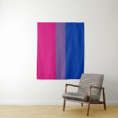 SlipperyJoe's Bisexual Pride Flag Lavendel-pink bl Wandteppich (Beispiel)