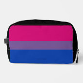 SlipperyJoe's Bisexual Pride Flag Lavendel-pink bl Waschbeutel (Vorderseite)