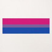 SlipperyJoe's Bisexual Pride Flag Lavendel-pink bl Yogamatte (Rückseite (Horizontal))