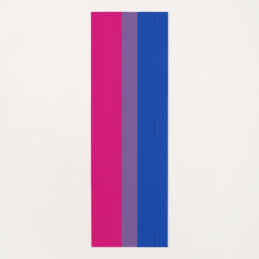SlipperyJoe's Bisexual Pride Flag Lavendel-pink bl Yogamatte (Vorderseite)