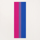 SlipperyJoe's Bisexual Pride Flag Lavendel-pink bl Yogamatte (Rückseite)