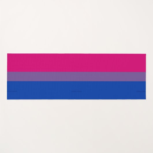 SlipperyJoe's Bisexual Pride Flag Lavendel-pink bl Yogamatte (Vorderseite (Horizontal))
