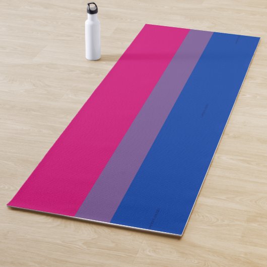 SlipperyJoe's Bisexual Pride Flag Lavendel-pink bl Yogamatte (Beispiel)