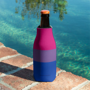 SlipperyJoe's Bisexuellen-Stolzflagge Farben Magen Flaschenkühler