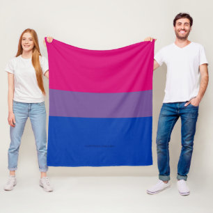 SlipperyJoe's Bisexuellen-Stolzflagge Farben magen Fleecedecke
