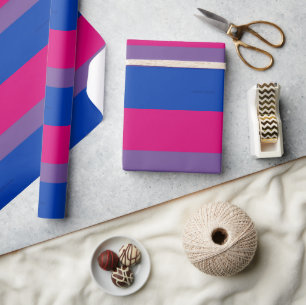 SlipperyJoe's Bisexuellen-Stolzflagge Farben magen Geschenkpapier