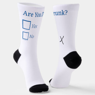SlipperyJoe's bist du betrunken humorvoll leicht s Socken