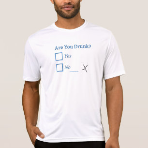 SlipperyJoe's bist du betrunken humorvoll leicht s T-Shirt