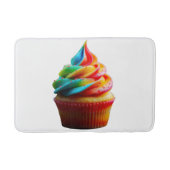 SlipperyJoe's blendender Regenbogenkuchen wirbelt Badematte (Vorderseite)