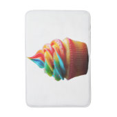 SlipperyJoe's blendender Regenbogenkuchen wirbelt Badematte (Vorderseite Vertikal)