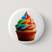 SlipperyJoe's blendender Regenbogenkuchen wirbelt Button (Vorderseite)
