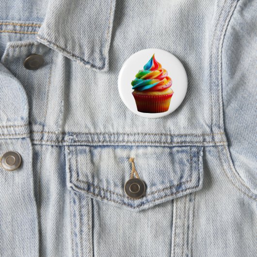 SlipperyJoe's blendender Regenbogenkuchen wirbelt Button (Beispiel)
