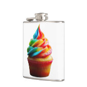 SlipperyJoe's blendender Regenbogenkuchen wirbelt Flachmann (Links)