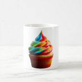 SlipperyJoe's blendender Regenbogenkuchen wirbelt Kaffeetasse (Mittel)