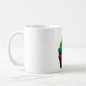 SlipperyJoe's blendender Regenbogenkuchen wirbelt Kaffeetasse (Links)