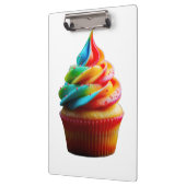 SlipperyJoe's blendender Regenbogenkuchen wirbelt Klemmbrett (Links)