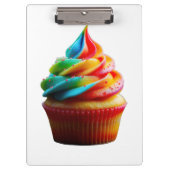 SlipperyJoe's blendender Regenbogenkuchen wirbelt Klemmbrett (Vorderseite)