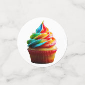 SlipperyJoe's blendender Regenbogenkuchen wirbelt Konfetti (Klein Vorderseite)