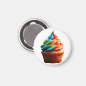 SlipperyJoe's blendender Regenbogenkuchen wirbelt  Magnet (Vorderseite/Rückseite)