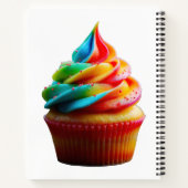 SlipperyJoe's blendender Regenbogenkuchen wirbelt  Notizblock (Rückseite)