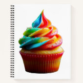 SlipperyJoe's blendender Regenbogenkuchen wirbelt  Notizblock (Vorderseite)