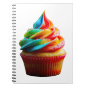 SlipperyJoe's blendender Regenbogenkuchen wirbelt  Notizblock (Vorderseite)
