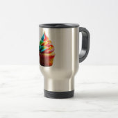 SlipperyJoe's blendender Regenbogenkuchen wirbelt  Reisebecher (VorderseiteRechts)