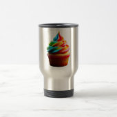 SlipperyJoe's blendender Regenbogenkuchen wirbelt  Reisebecher (Mittel)