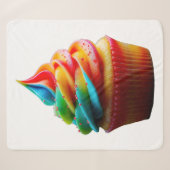 SlipperyJoe's blendender Regenbogenkuchen wirbelt Sherpadecke (Vorderseite (Horizontal))
