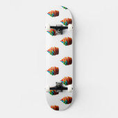 SlipperyJoe's blendender Regenbogenkuchen wirbelt  Skateboard (Vorderseite)