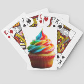SlipperyJoe's blendender Regenbogenkuchen wirbelt  Spielkarten (Rückseite)