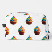SlipperyJoe's blendender Regenbogenkuchen wirbelt Waschbeutel (Vorderseite)