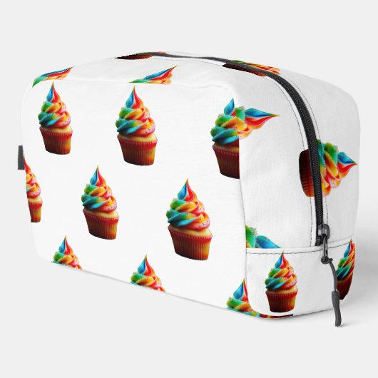 SlipperyJoe's blendender Regenbogenkuchen wirbelt Waschbeutel (Rechte Ecke)