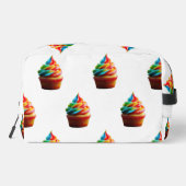 SlipperyJoe's blendender Regenbogenkuchen wirbelt Waschbeutel (Rückseite)