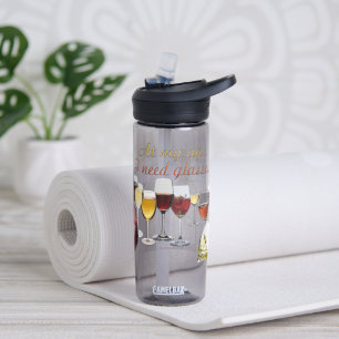 SlipperyJoe's Brille fermentierte Trauben Wein gie Trinkflasche
