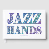 SlipperyJoe's Broadway-Musical Jazz Hands queere C Gästebuch (Vorderseite)