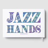 SlipperyJoe's Broadway-Musical Jazz Hands queere C Gästebuch (Rückseite)