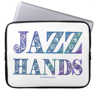 SlipperyJoe's Broadway-Musical Jazz Hands queere C Laptopschutzhülle