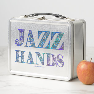 SlipperyJoe's Broadway-Musical Jazz Hands queere C Metall Brotdose