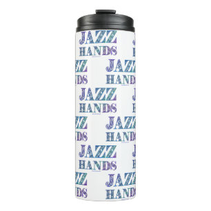 SlipperyJoe's Broadway-Musical Jazz Hands queere C Thermosbecher