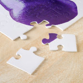 SlipperyJoe's brushed Metal Teddy Bär Regenbogensc Puzzle (Seite)